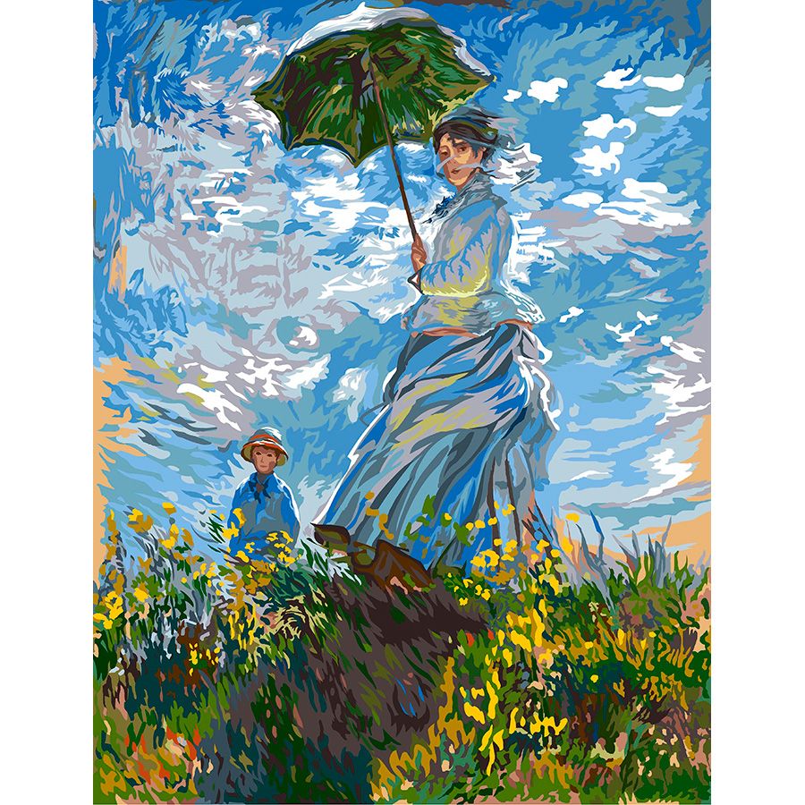 La donna con l'ombrello