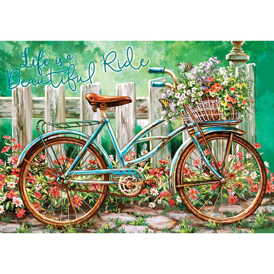 Bici con i fiori
