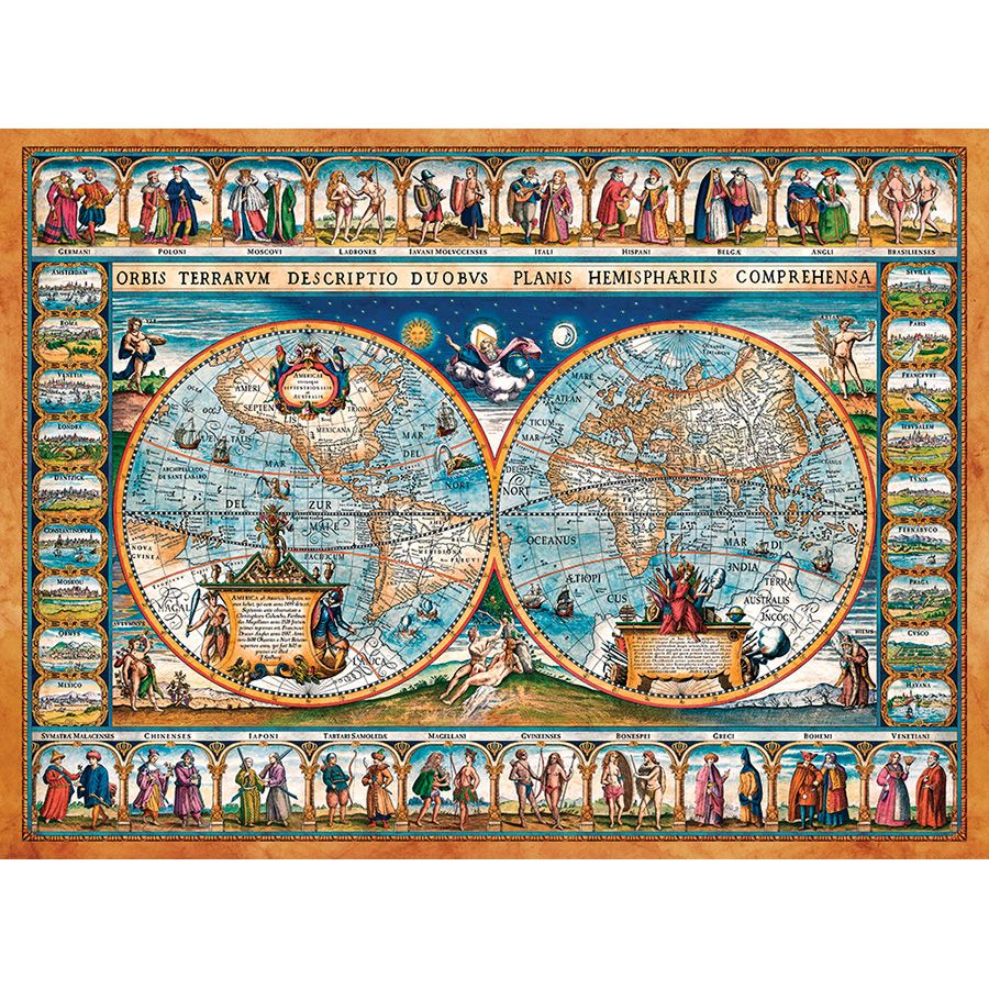 Mappa del mondo, 1639