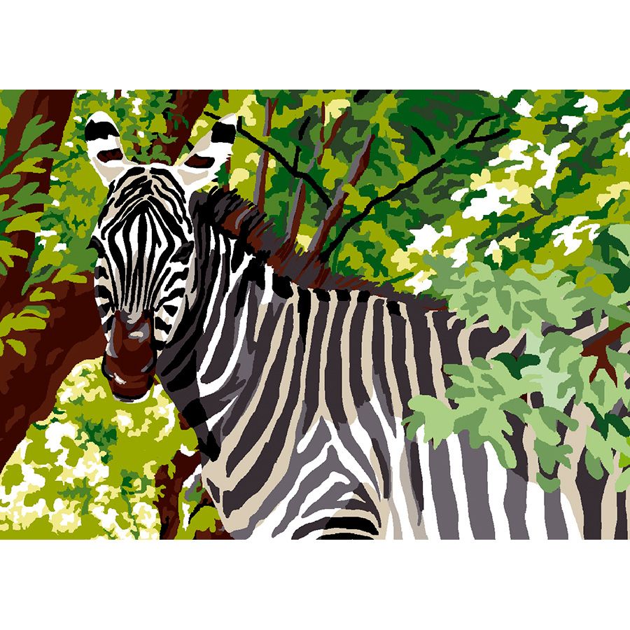 Zebra nel bosco