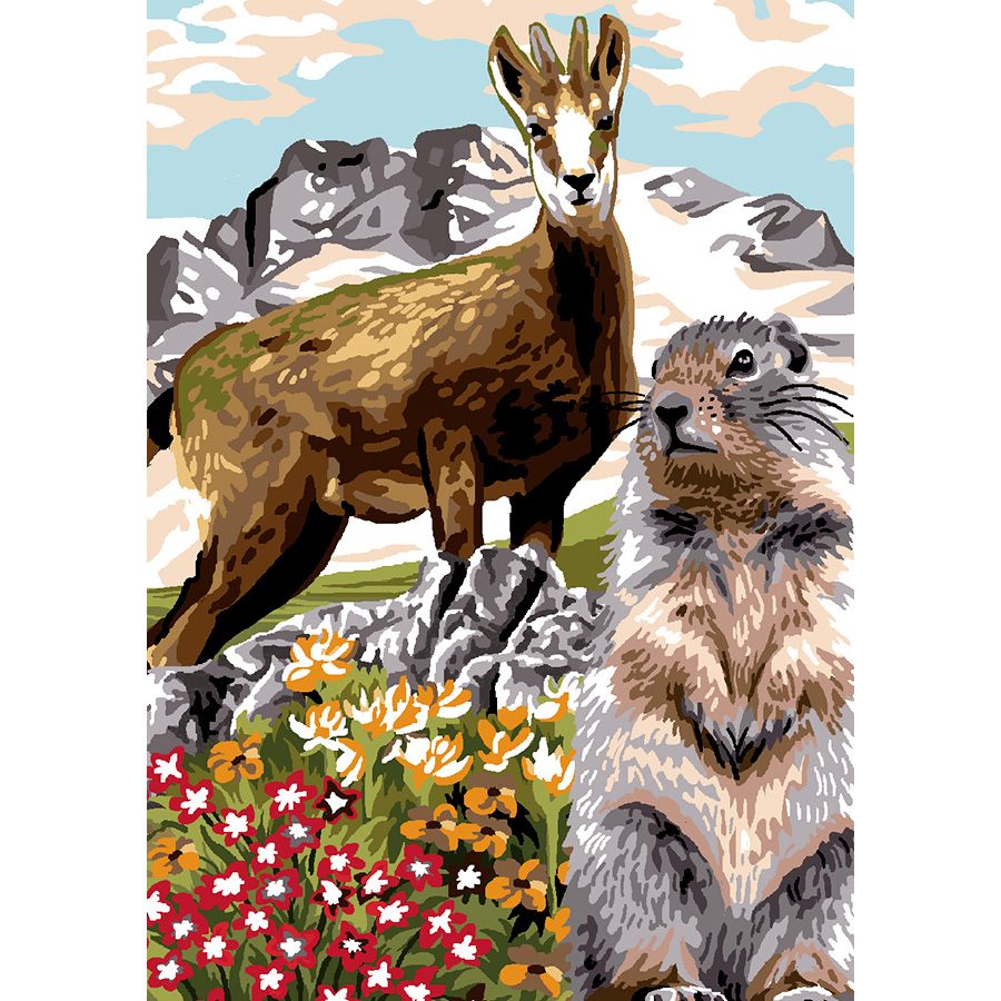 Camoscio e marmotta