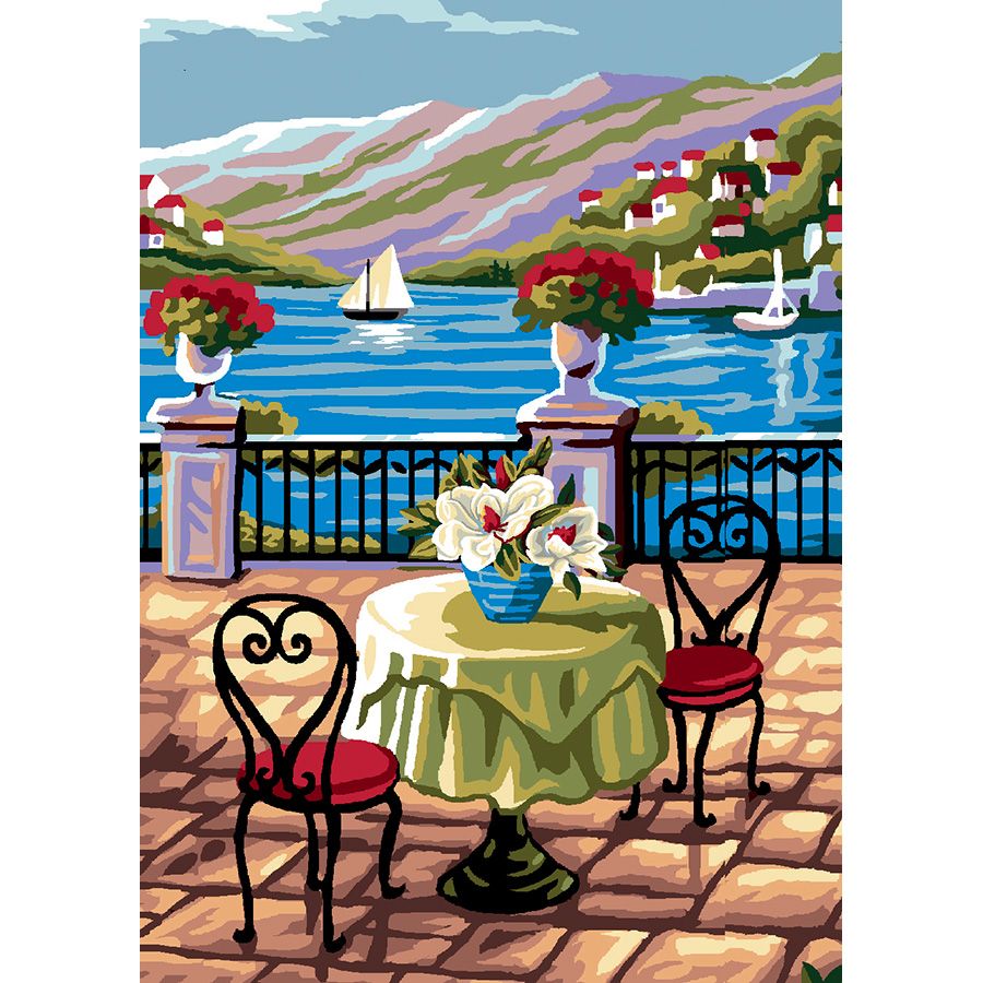 Tavolo sulla terrazza