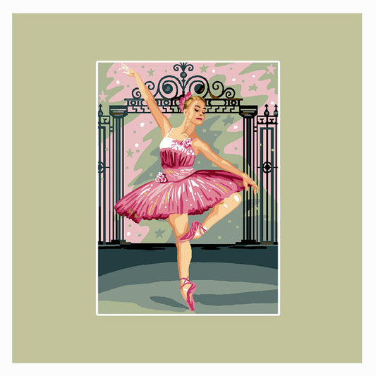 Ballerina all'ingresso