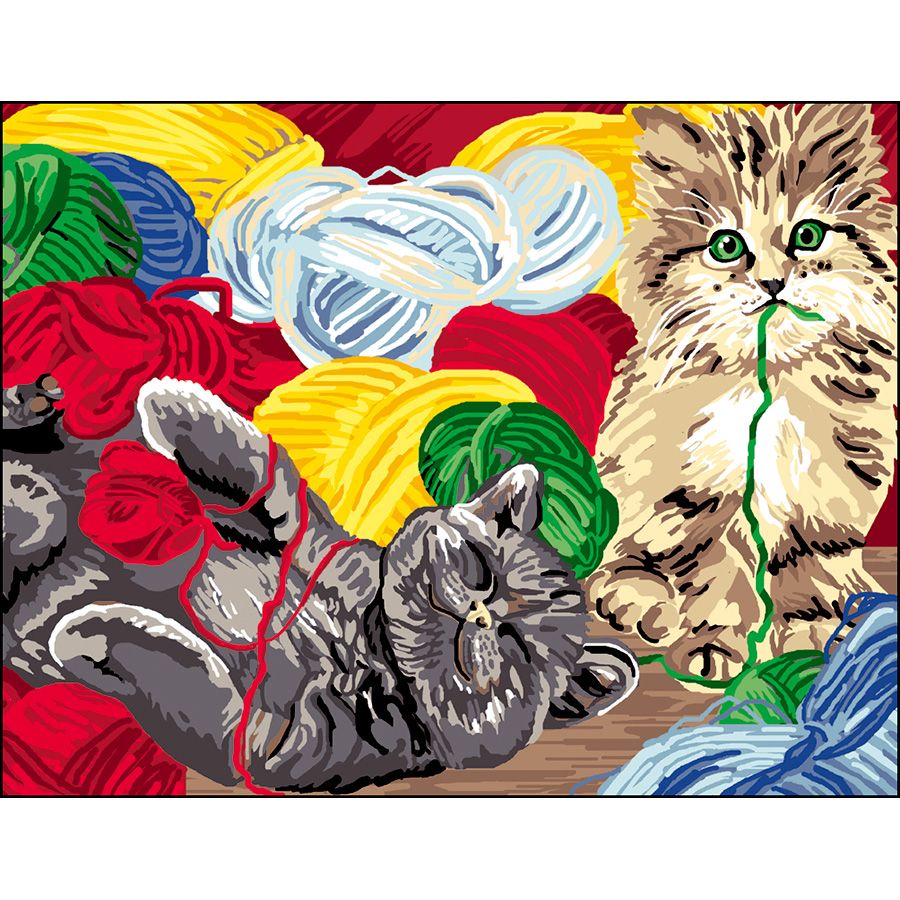 Gatti tra i gomitoli