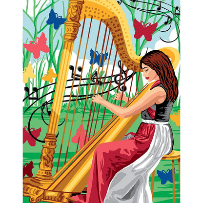 La donna che suona l'arpa