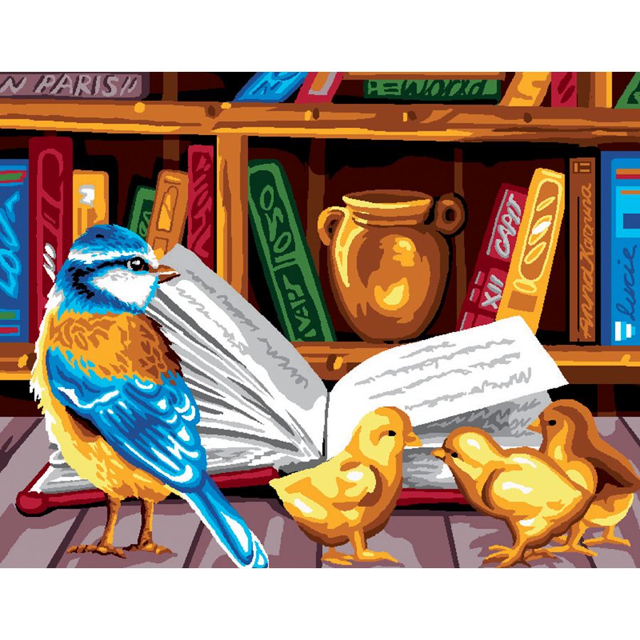 Uccellini tra i libri