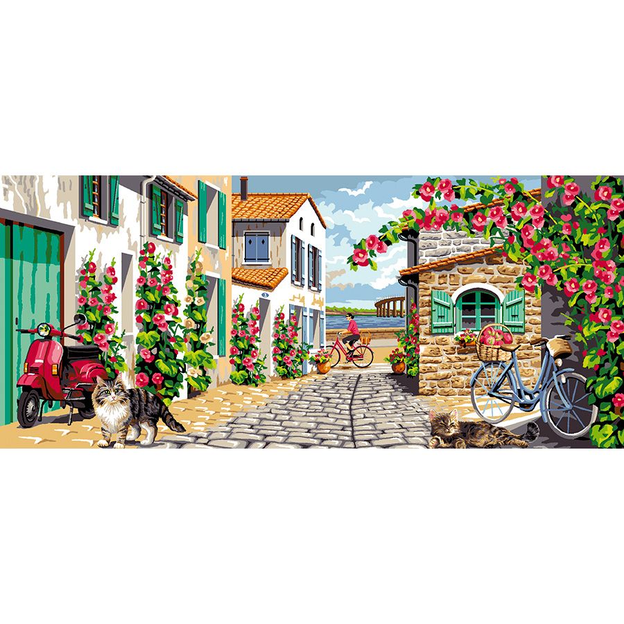 Le bici e la strada che porta al mare