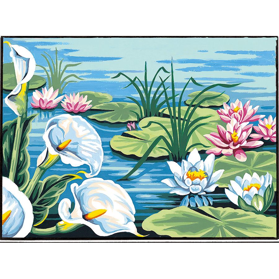 Ninfee e fiori bianchi