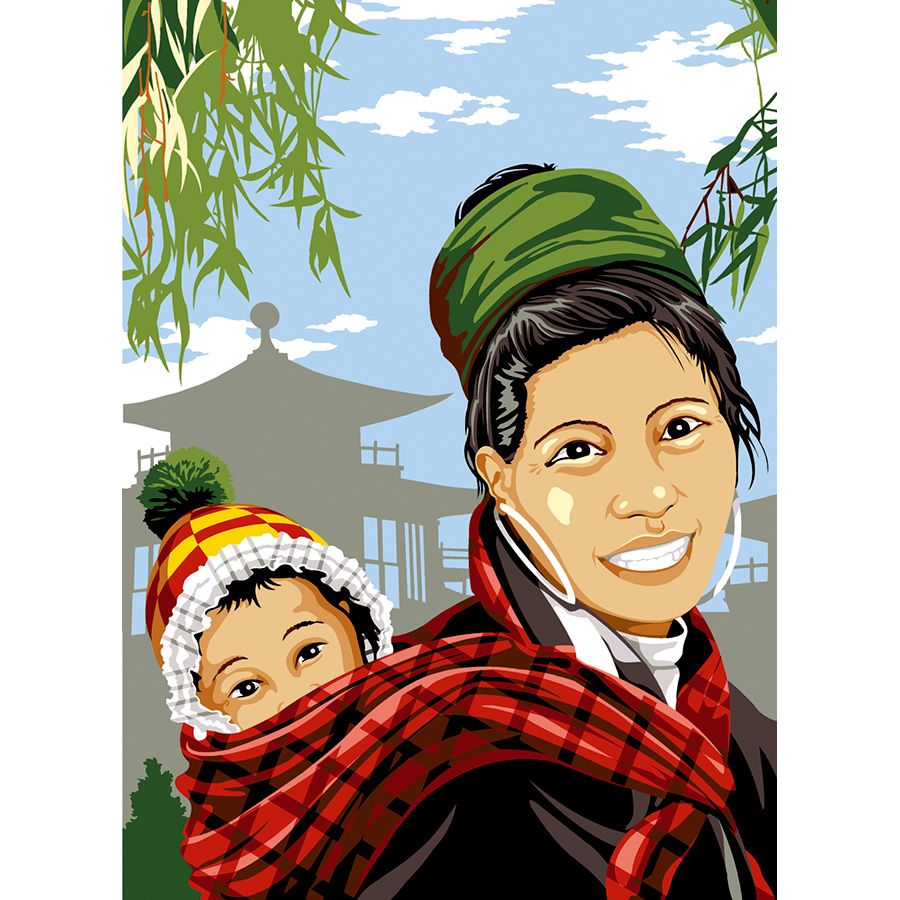 Bambino di oriente
