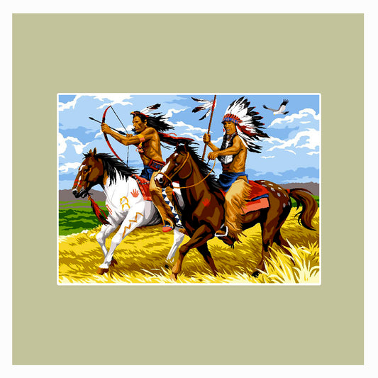 Indiani d'america a cavallo
