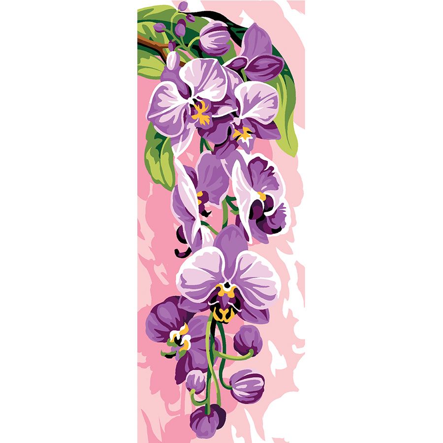 La pianta di fiori viola