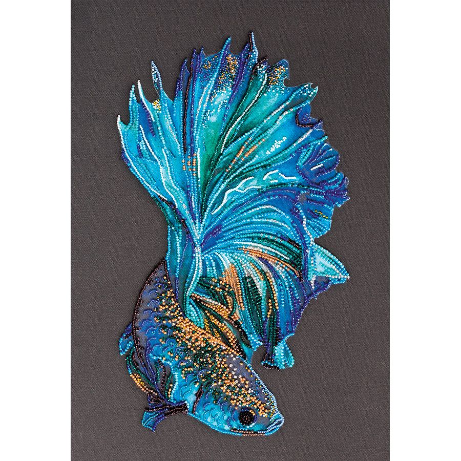 Pesce azzurro dorato