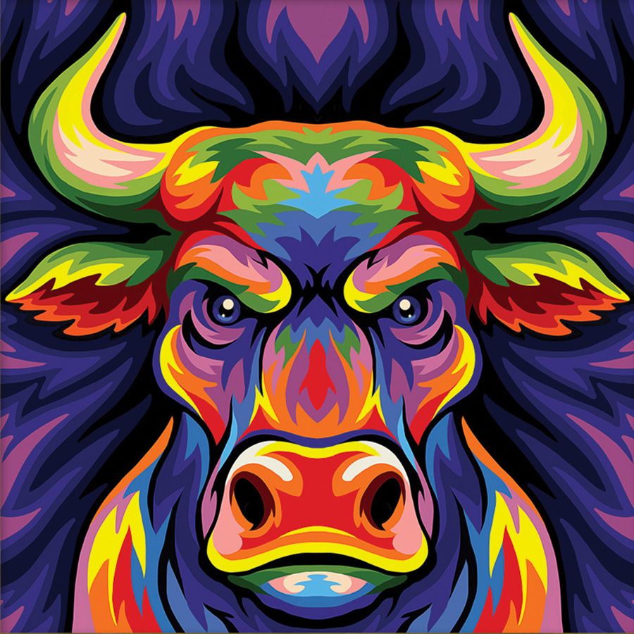Mucca colorata