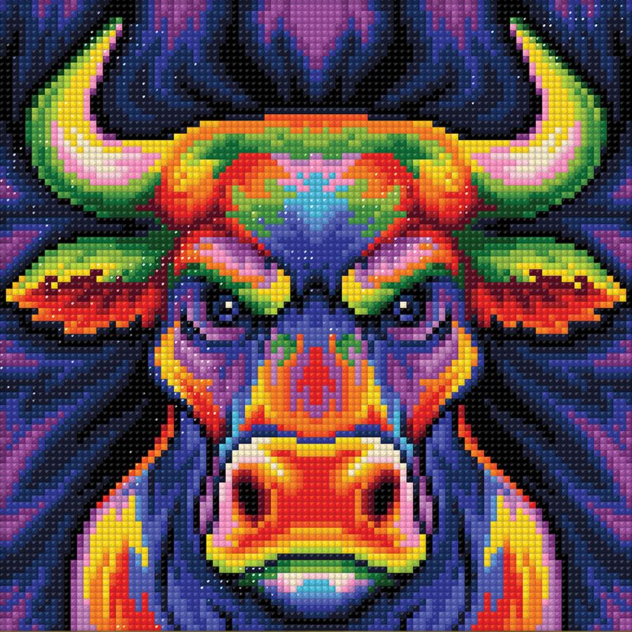 Mucca colorata