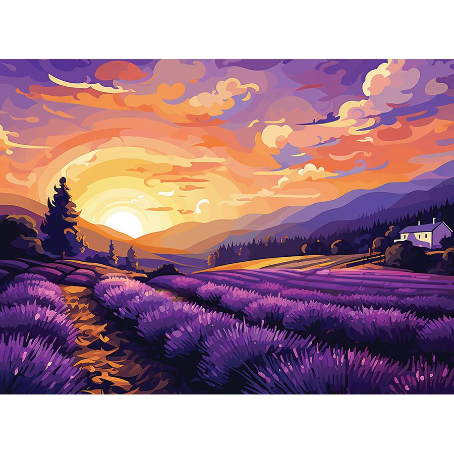 Lavanda al tramonto