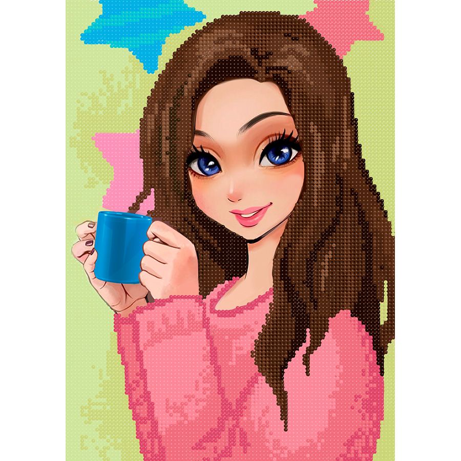 Ragazza con una tazza di tè