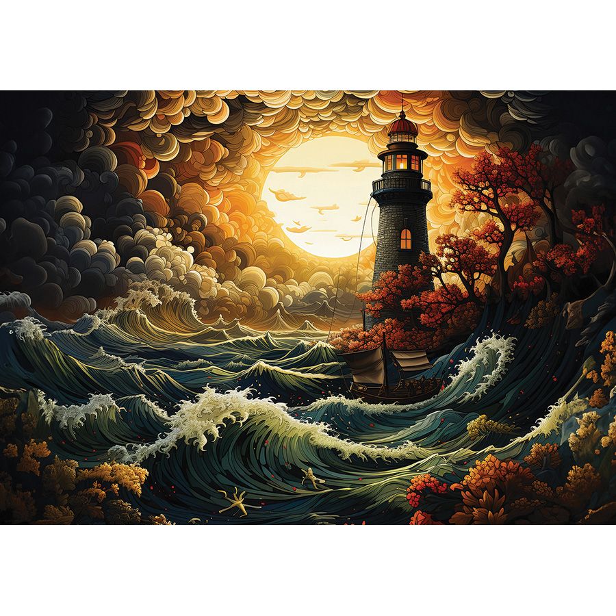 Faro nella Tempesta