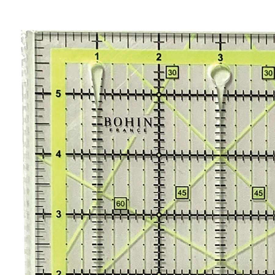 Righello per patchwork 6x6 (in pollici)