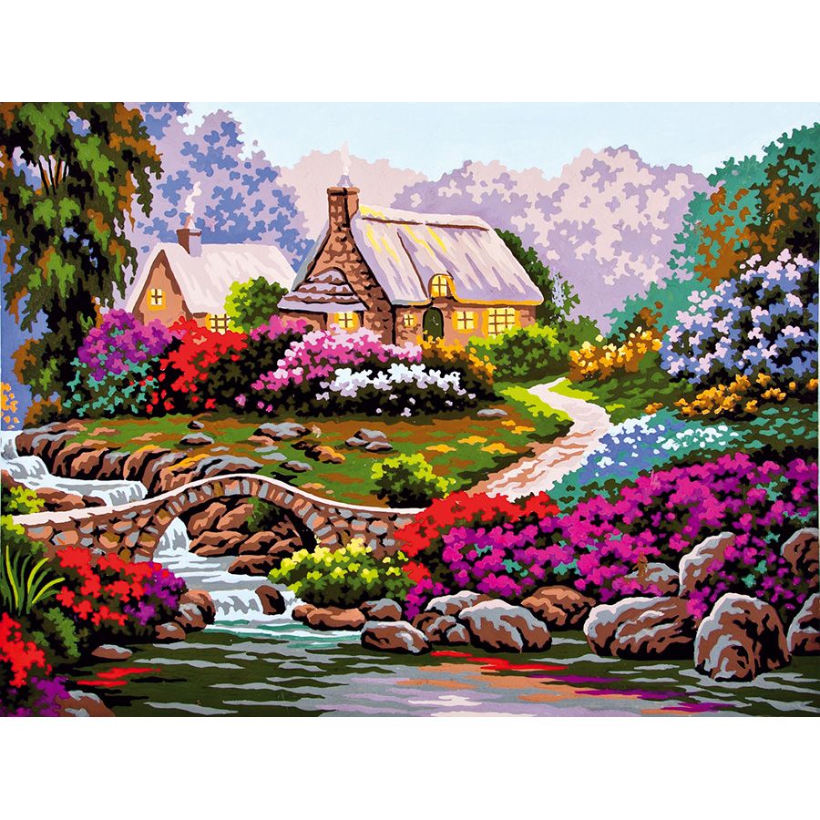 Le casette tra i fiori