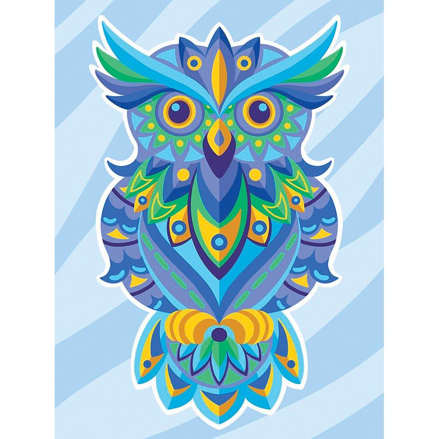 Gufo colorato