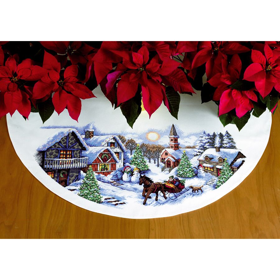 Kit tappetino per albero di Natale