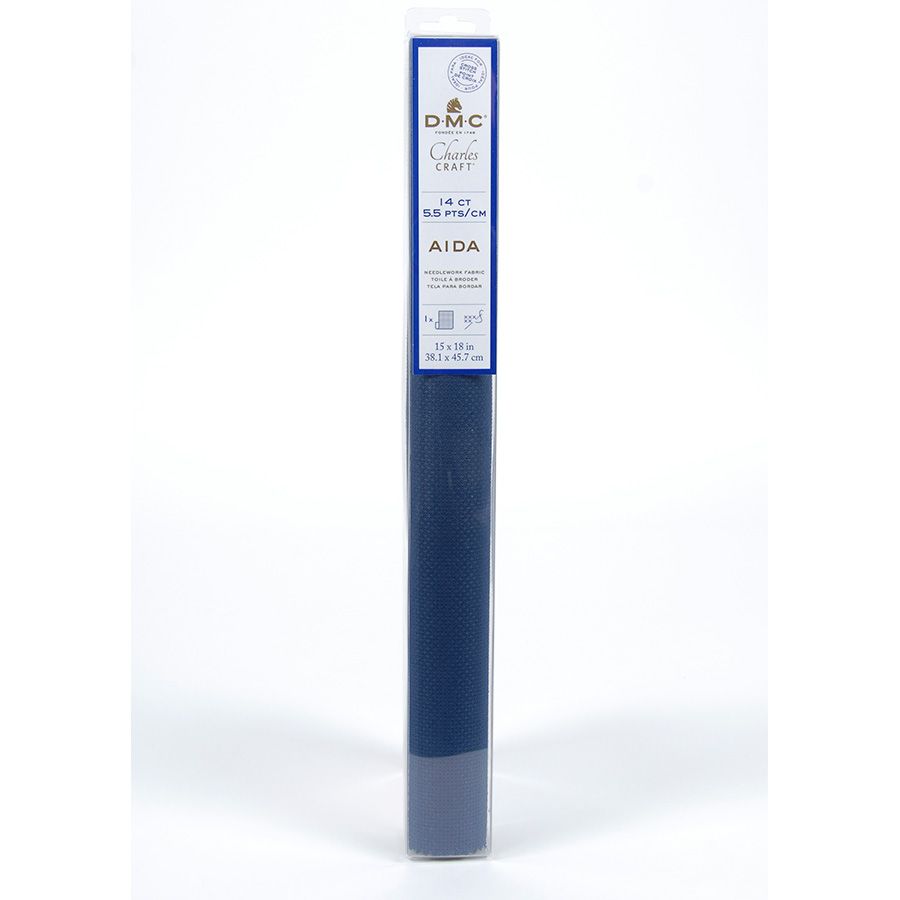 Tela da ricamo Aida 5.5 - DMC "Blu navy"