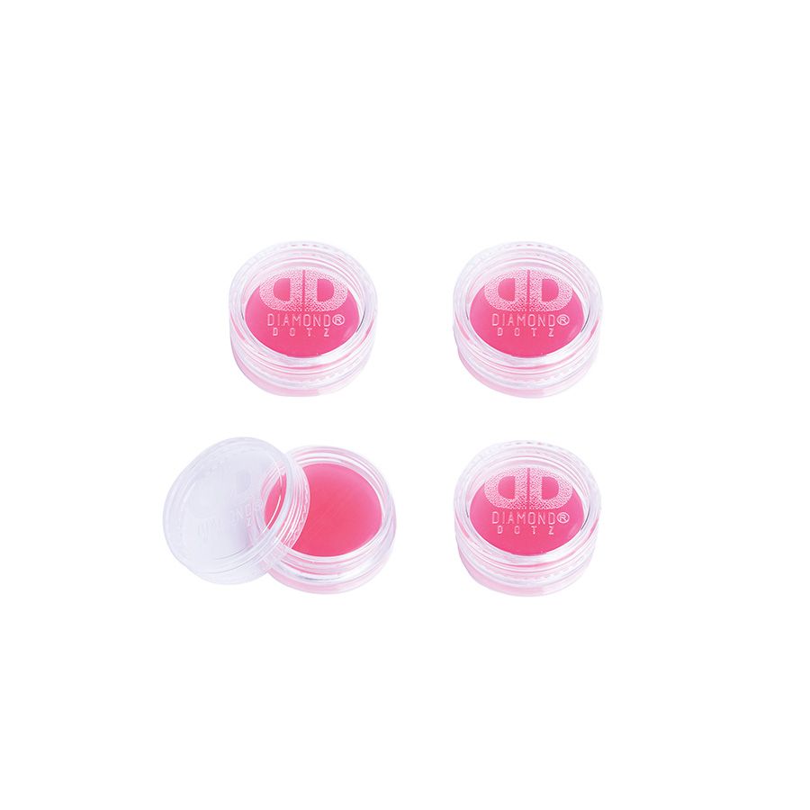 Set di 4 vasetti di cera per ricamo a diamante