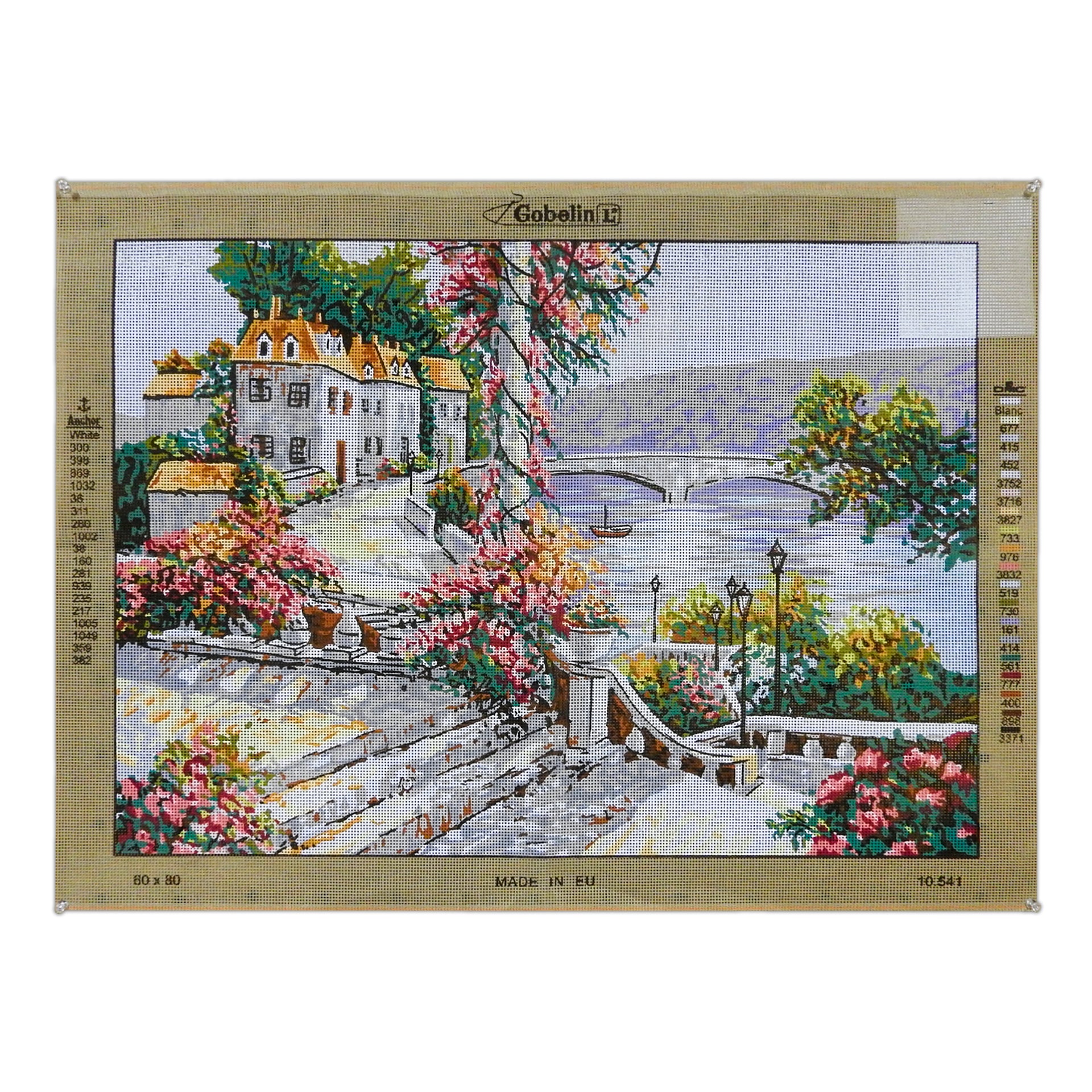 Grande giardino sul fiume