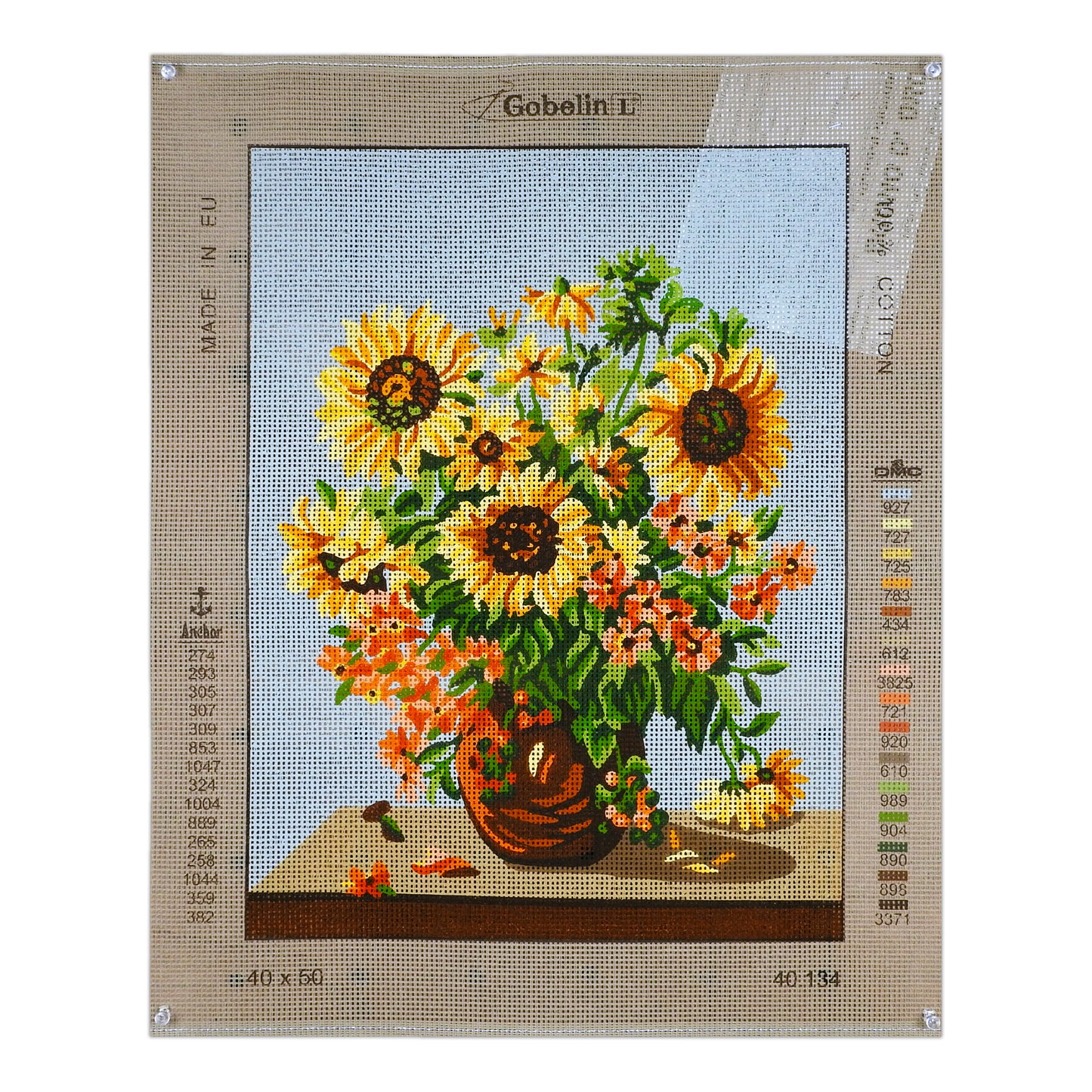 Vaso di girasoli
