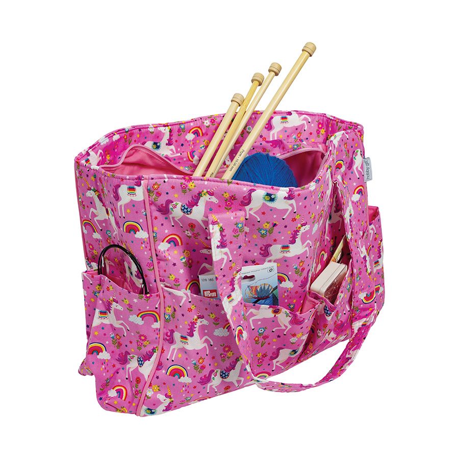 Borsa porta lavoro con tasche "Unicorno"