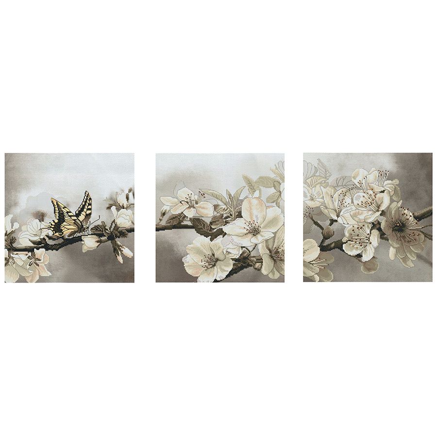 Giardino fiorito - Trittico