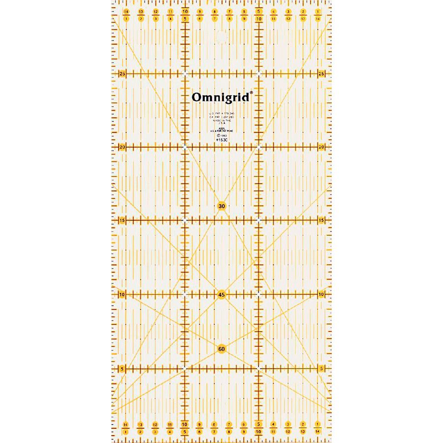 Righello per patchwork - 15x30cm