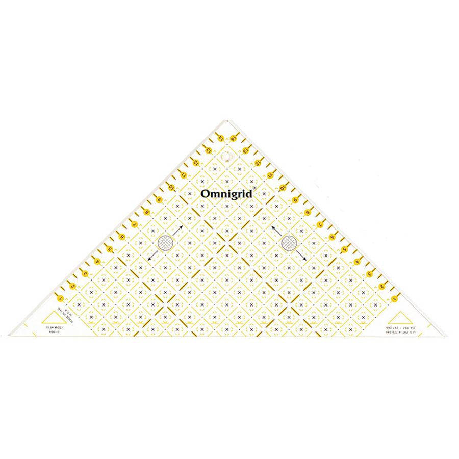 Triangolo per patchwork - 17,5x17,5x25 cm
