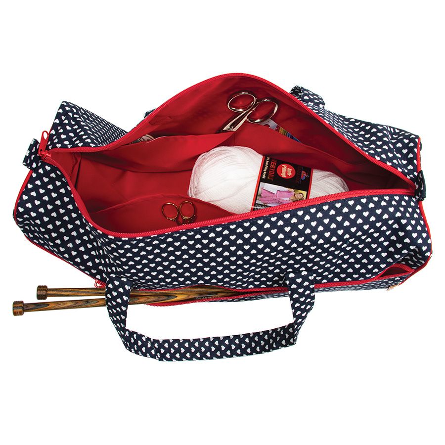 Borsa porta lavoro da maglieria "Pois"