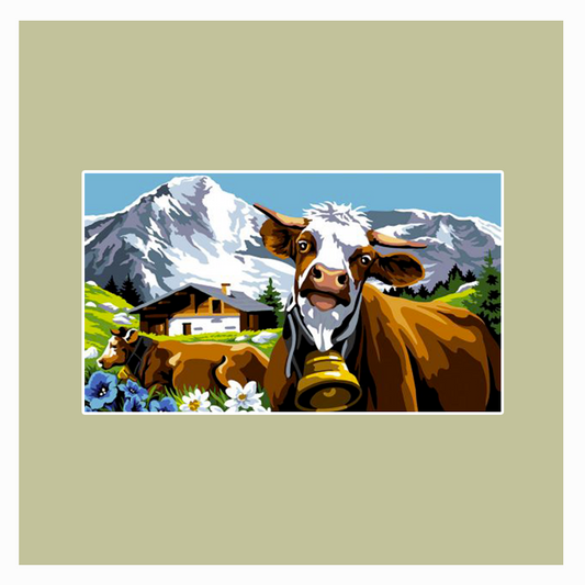 Mucche in montagna - 103 5025 - La Casa Del Mezzo Punto SRL