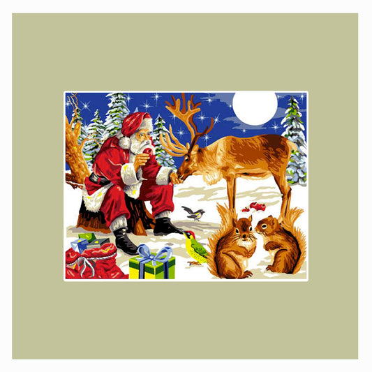 Babbo Natale e la sua renna