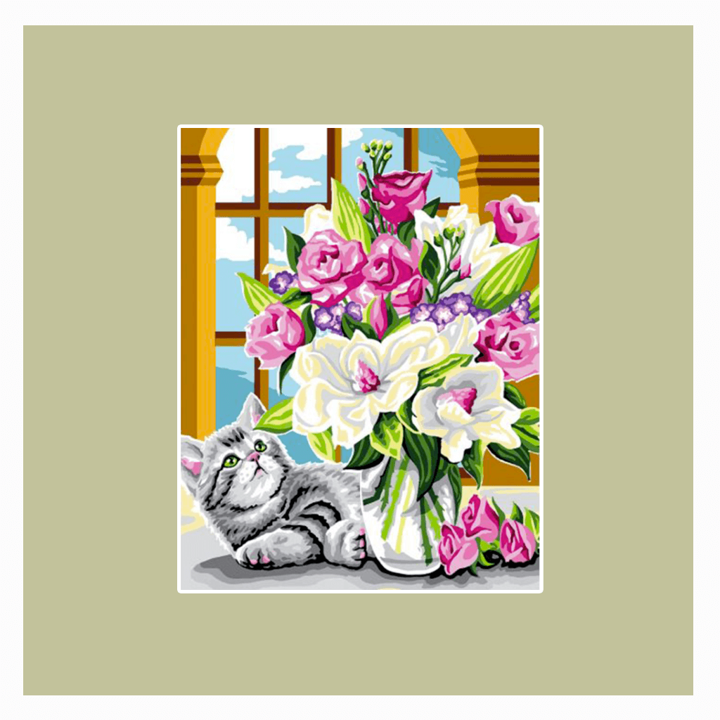 Vaso Da Fiori A Forma Di Gatto, Vaso Per Gatti In Resina Con - 4
