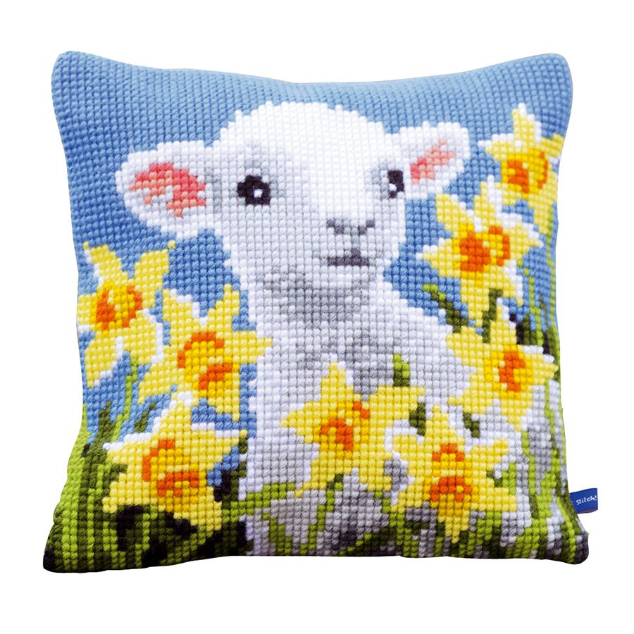 Agnello tra i fiori