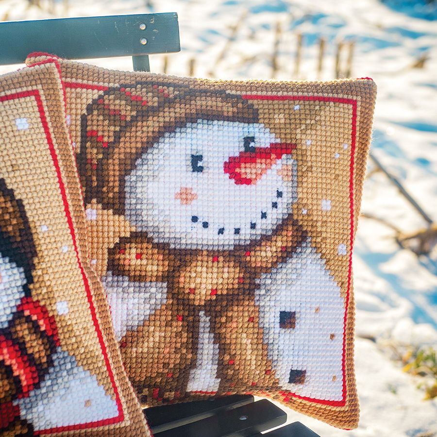 Pupazzo di neve col sorriso