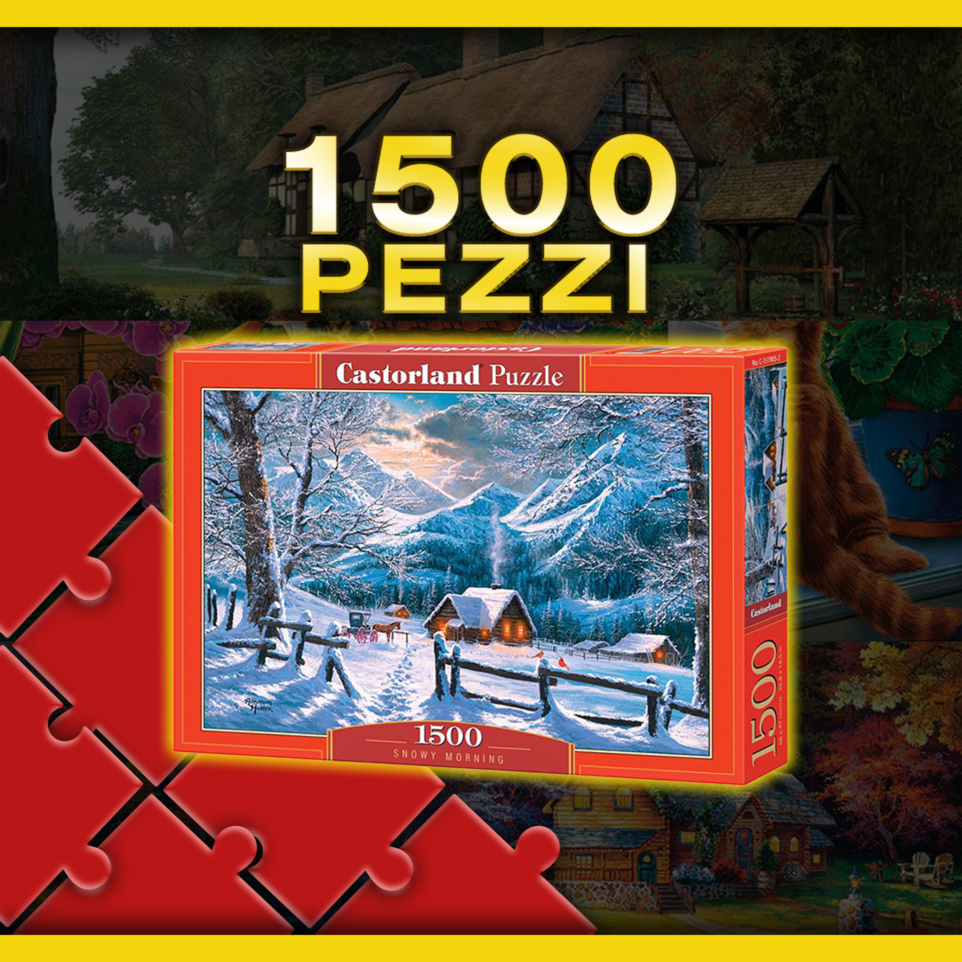 Puzzle - 1500 Pezzi - La Casa Del Mezzo Punto SRL