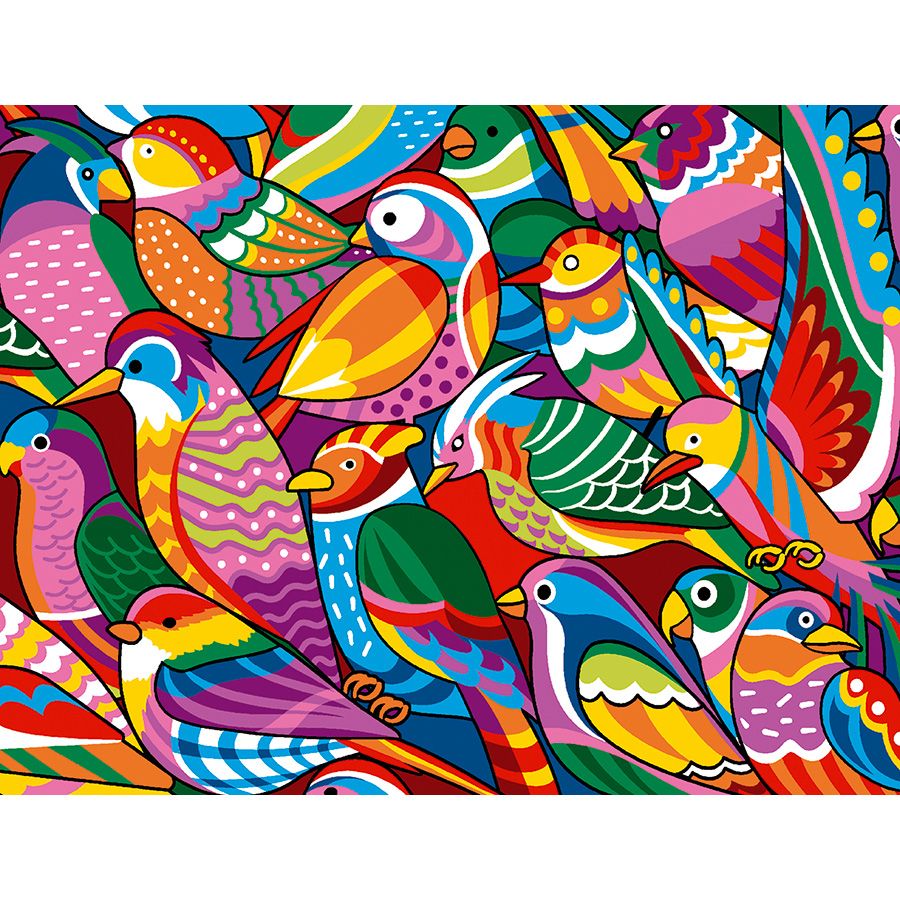 Uccelli colorati