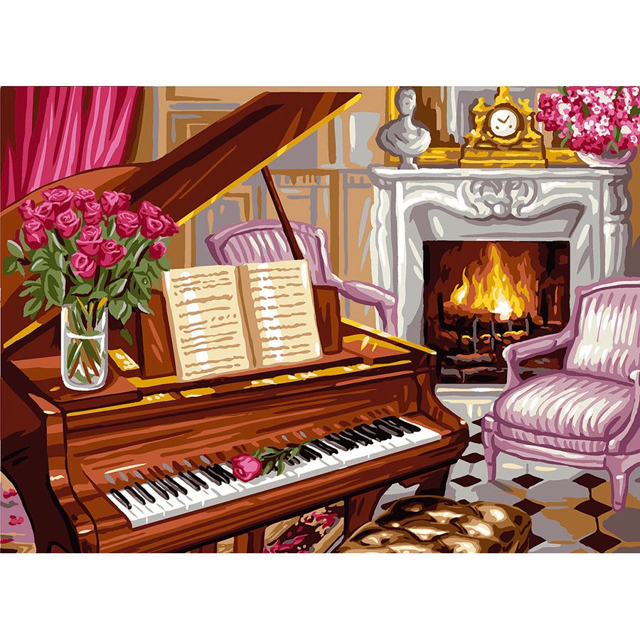 Pianoforte e camino
