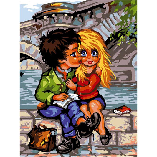 Giovane bacio