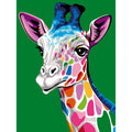 Giraffa multicolore