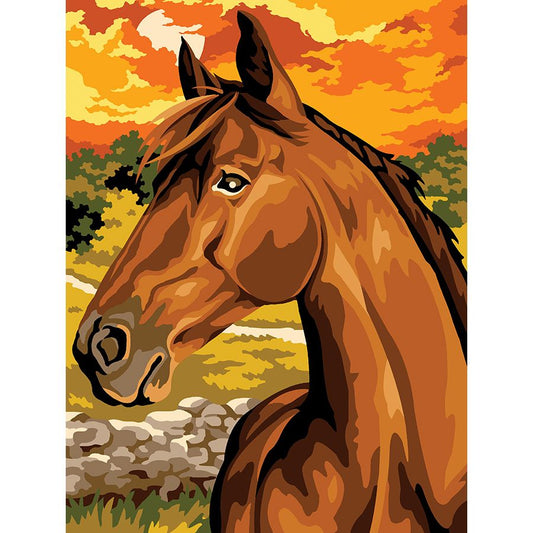 Cavallo al vecchio muro