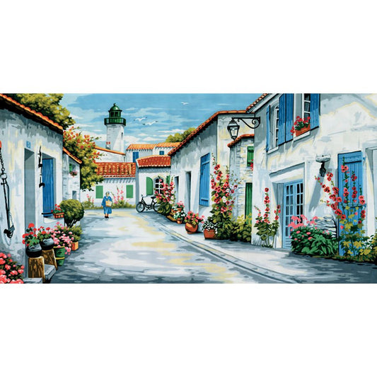 La via della città portuale