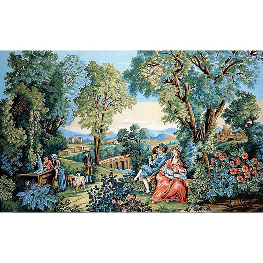 Il pifferaio e il lavatoio tra i fiori