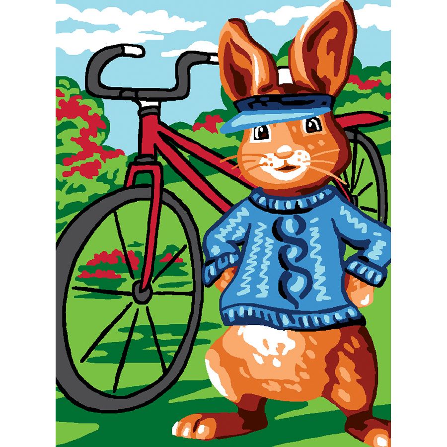 Coniglio ciclista