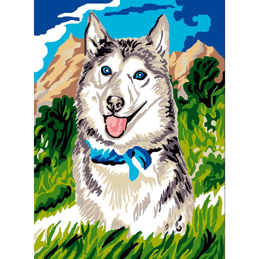 Husky dagli occhi blu