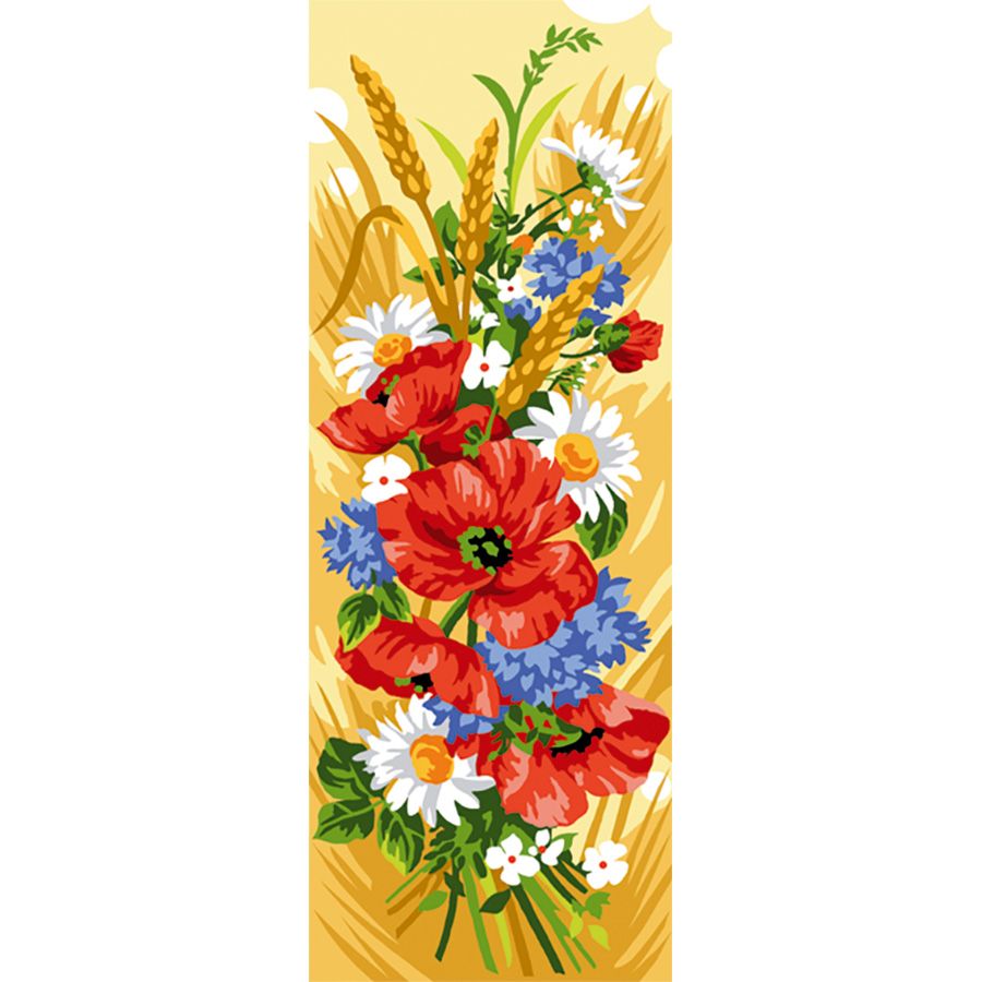Mazzo di fiori e grano